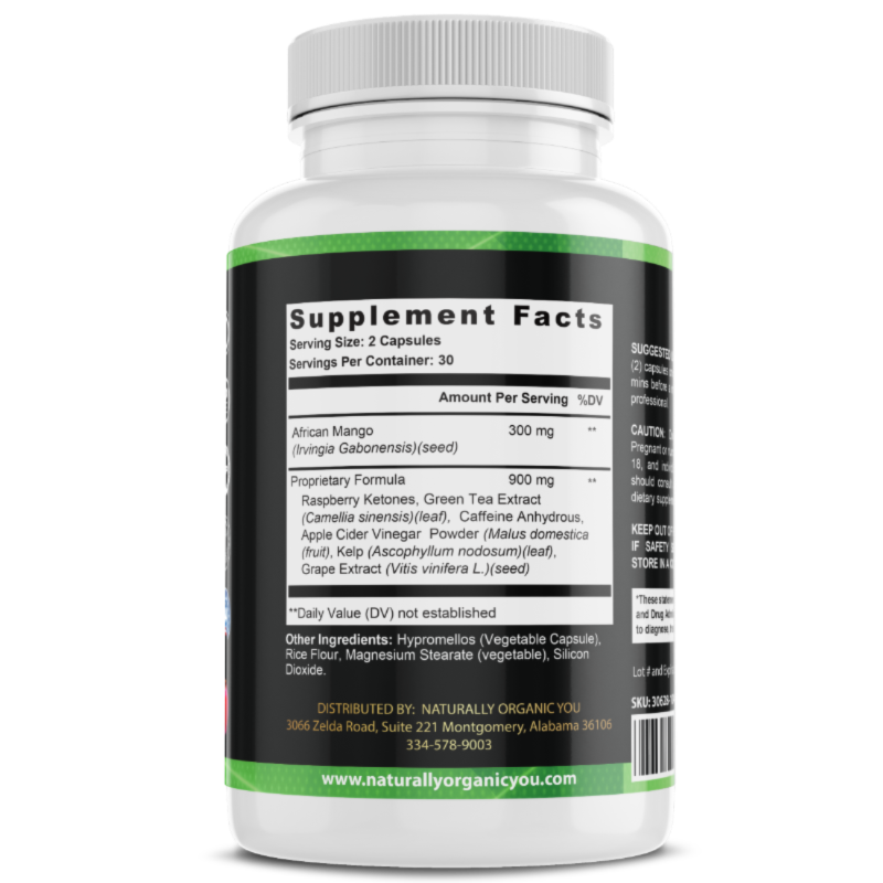 AFRICAN MANGO ULTRA (w/Raspberry Ketones)