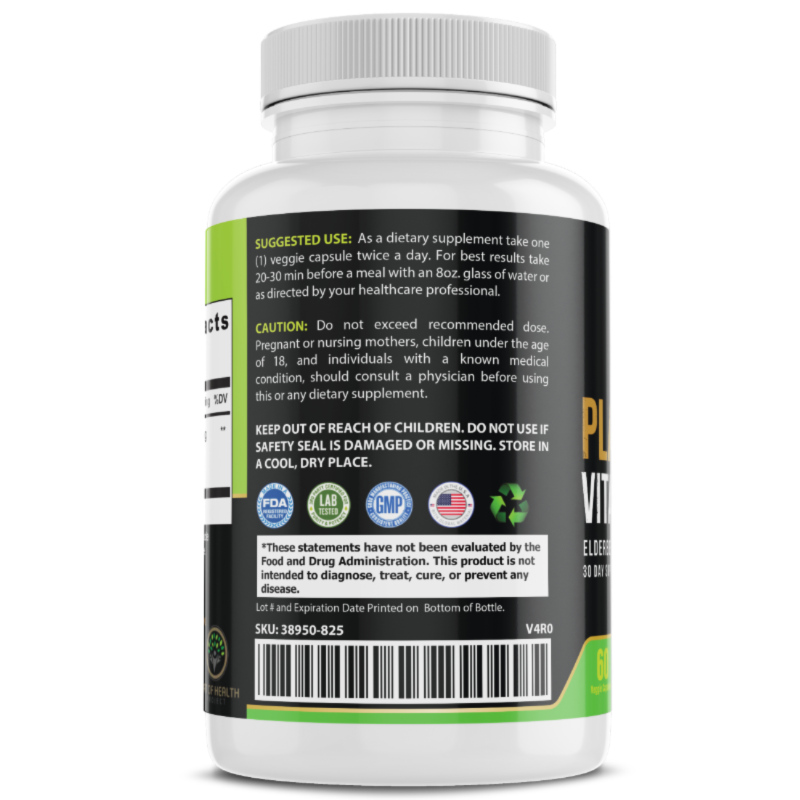 PLANT BASED VITAMIN C + (ELDERBERRY)