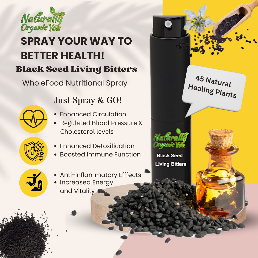 BLACK SEED LIVING BITTERS (Sublingual Nutritional Spray) FAMILY PACK