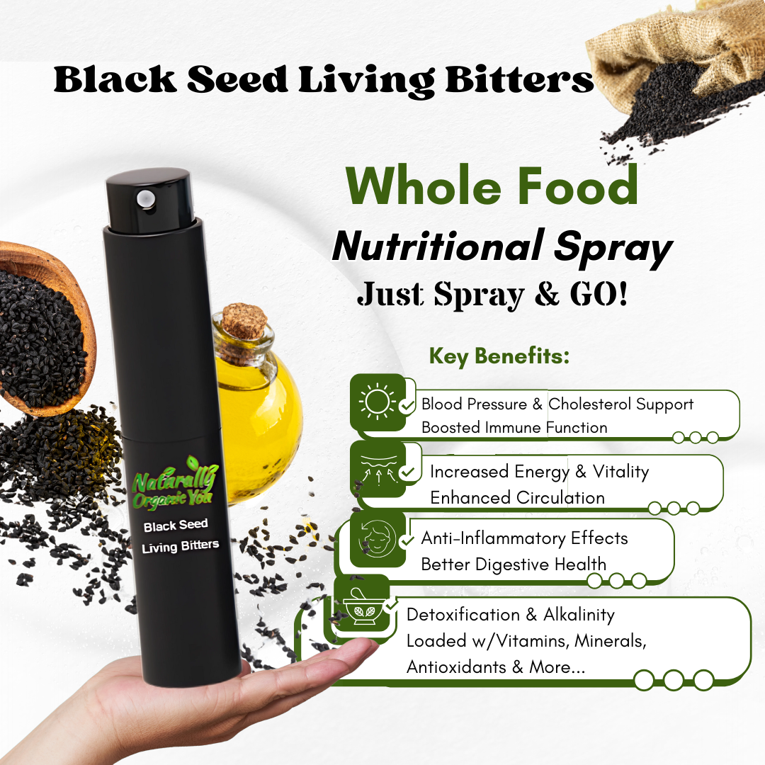 BLACK SEED LIVING BITTERS (Sublingual Nutritional Spray) FAMILY PACK