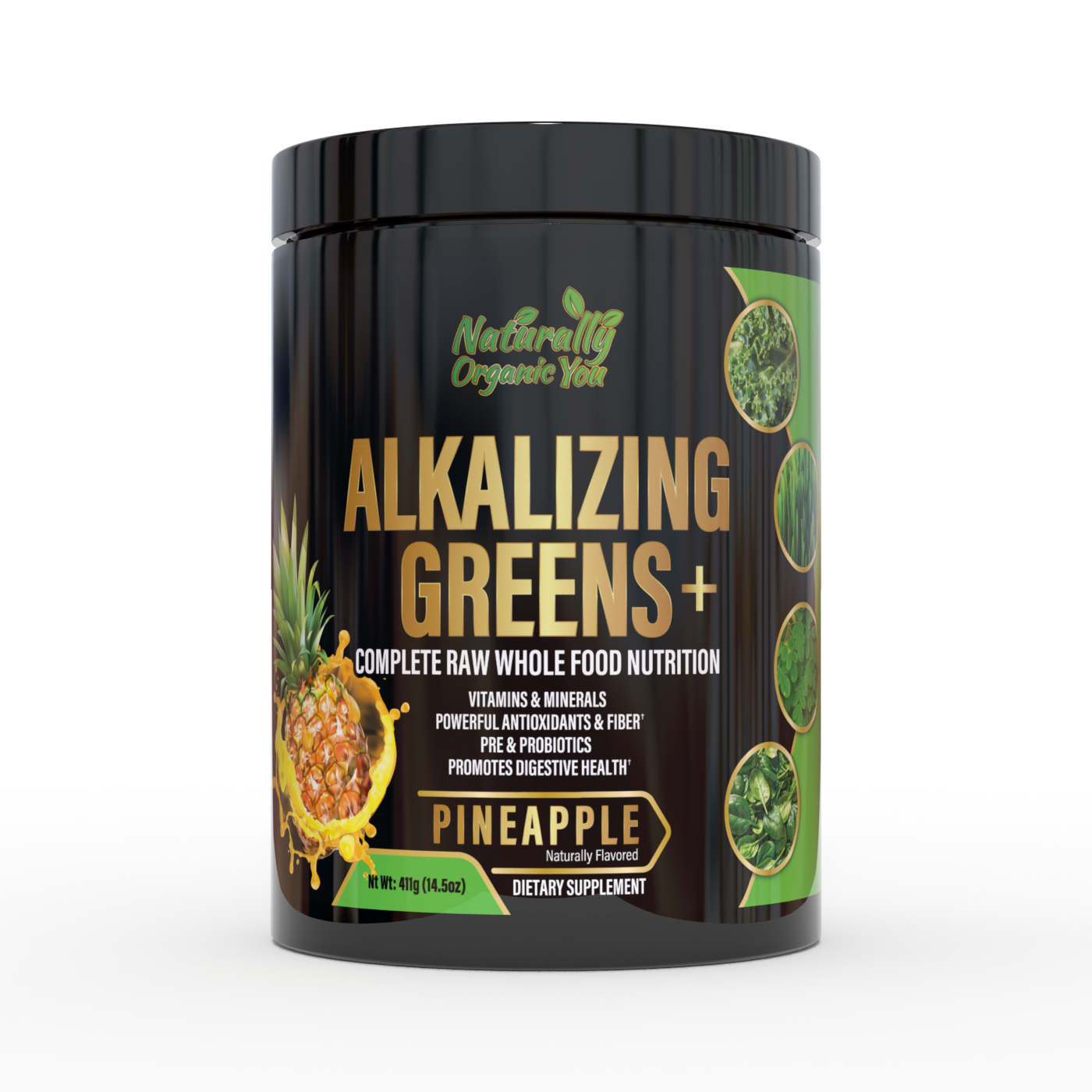 ALKALIZING GREENS (NATURAL PINEAPPLE FLAVOR)